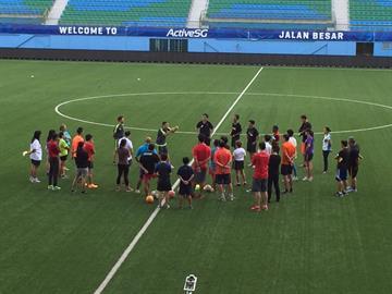Real Madrid Foundation Technification School supporting Game for Life and Sports Singapore